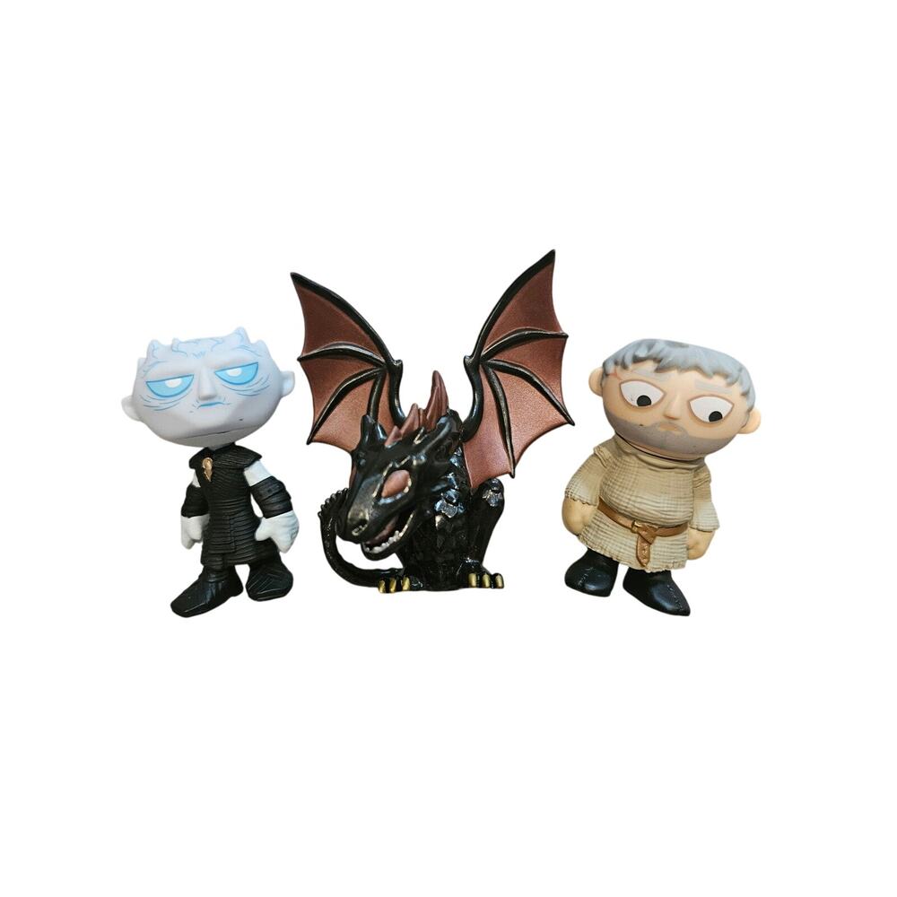 Game of thrones mini funko pop metallic dragon night ice king lot collection GOT